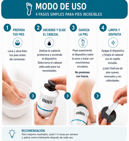 REMOVEDOR ELÉCTRICO DE CALLOS